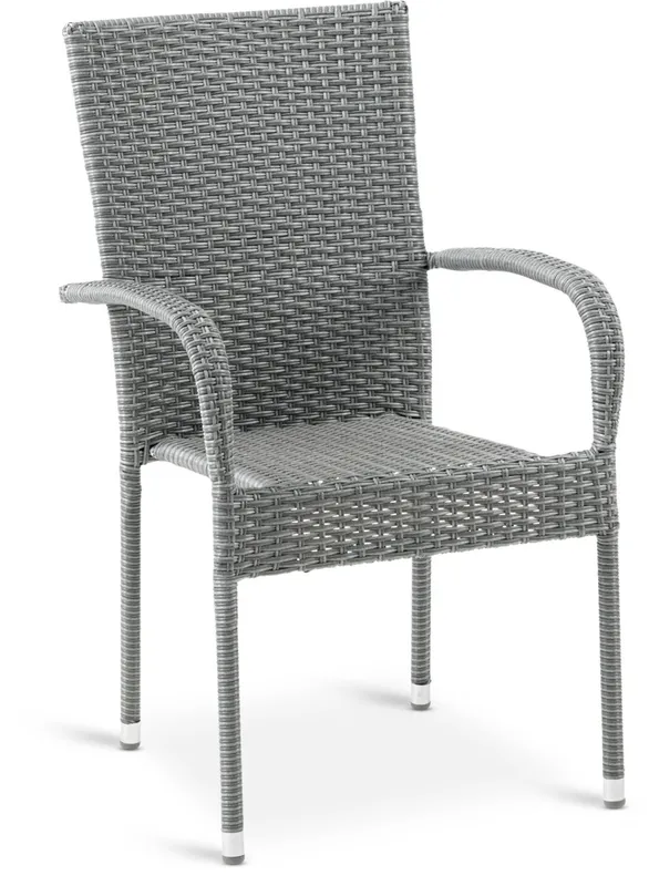 Silla apilable GUDHJEM gris en Gris - Muebles para el exterior, Uruguay | JYSK