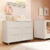 Cómoda 6 Cajones Infantil - Boom - Gris en Beige - Cómodas, Uruguay | Rústico Hogar, vista 2 de 4