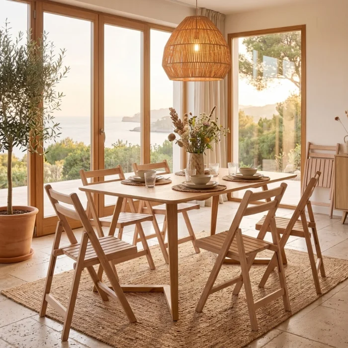 Mesa de comedor Swift 160 en Beige - Mesas de comedor, Uruguay | La Cueva Muebles