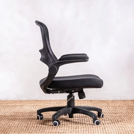 Silla De Oficina Matthews Negro - Negro en Negro - Escritorios y sillas de escritorio, Uruguay | Aihaus, vista 2