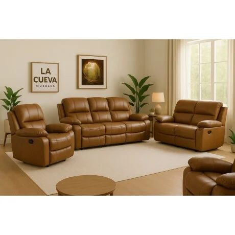 Sillon reclinable 1 cuerpo en Marrón - Sillones y sofás, Uruguay | La Cueva Muebles, vista 16