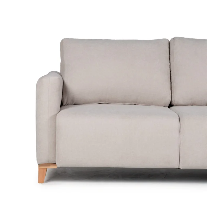 Rinconera Cuarzo - Tela Microfibra - Chaise derecho - TC 1010 (Beige) en Beige, Uruguay | NYR, vista 3