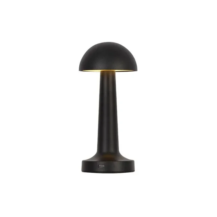 Lámpara de Mesa Samoa Portátil Recargable Negro en Negro - Lámparas de mesa, Uruguay | Serlux