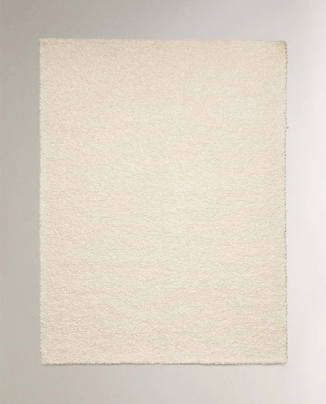 ALFOMBRA LANA BOUCLÉ en Blanco - Alfombras, Uruguay | Zara Home, vista 4