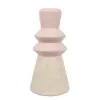 CANDELABRO BOCEL 7x7x14.5CM CERAMICA ROSA en Rosa - Velas y Portavelas, Uruguay | Decohogar, vista 1 de 5