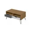 Mesa De Living Mesa Ratona Estilo Nordico 2 Cajones en Atacama/Gris/Blanco - Mesas de living, Uruguay | Soy Hogar, vista 4 de 6