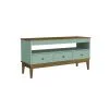 Rack Tv 3 Cajones 1 Estante Estilo Colonial Linea Mexicana en Verde - Muebles para TV, Uruguay | Soy Hogar, vista 2