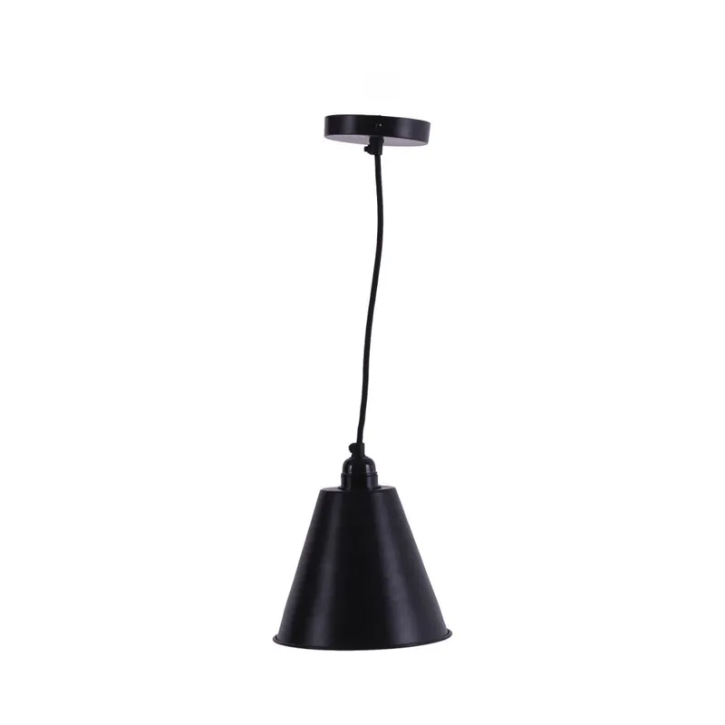 Lámpara De Techo Metal Negro 36740 en Negro - Lámparas colgantes, Uruguay | Divino