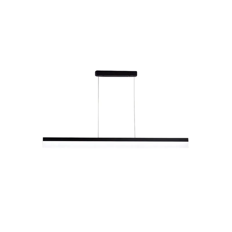 Luminaria Lineal LED Losail 120 cm en Negro - Lámparas colgantes, Uruguay | Serlux