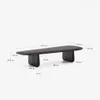 Mesa de centro Pirita de madera maciza de roble con - acabado negro, 146 x 56,5 cm FSC 100% en Marrón - Mesas de living, Uruguay | Kavehome, vista 8 de 8