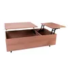 Mesa Ratona Rebatible Melamina Natural-beige Alelí Natural en Madera natural - Mesas de living, Uruguay | Divino, vista 4 de 9
