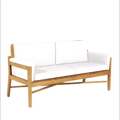 SOFA LACUNA 2 LUGARES ACQUABLOCK CRUDO 156x70x79CM JATOBA - Muebles para el exterior, Uruguay | Vinibel