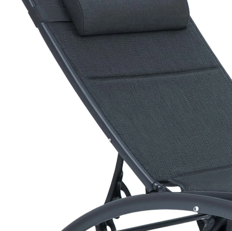 Reposera Aluminio Aluminio Gris Buzios en Gris - Muebles para el exterior, Uruguay | Divino, vista 3