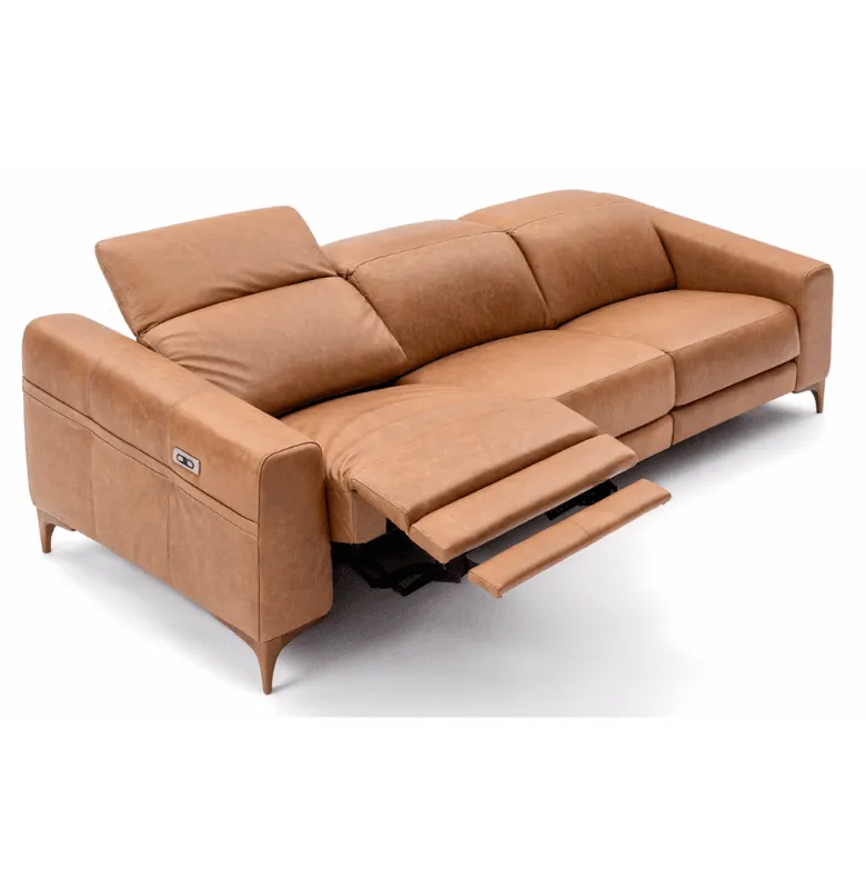 SOFA CORINA ELÉCTRICO LA PAZ CAMEL en Marrón - Sillones y sofás, Uruguay | Masinfinito Casa