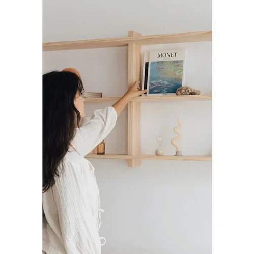 Estantería Angelonia en Madera natural - Bibliotecas, Uruguay | Decoquadra, vista 4