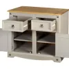 Comoda 2C 2P Cera/Gris Linea Mexicana Corona - Cómodas, Uruguay | Que Sal Muebleria, vista 3 de 5