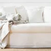 SILLON LUNA - OVAL - TUSSOR OFF WHITE en Off-white - Sillones y sofás, Uruguay | La Iberica, vista 5 de 9