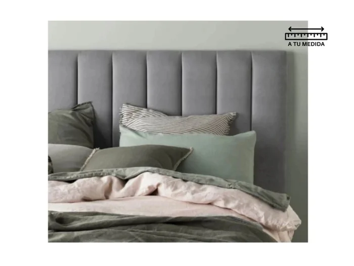 Respaldo Paneles Horizontales o Verticales en Gris - Respaldos de cama, Uruguay | Finkel, vista 2