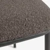 Silla Ciselia de borreguito negro y acero negro en Negro - Sillas, Uruguay | Kavehome, vista 3 de 8
