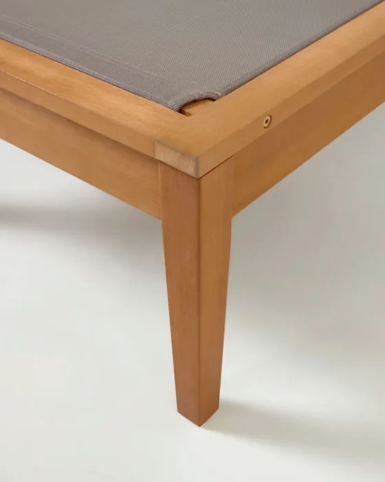 Reposera de exterior Caterin - de madera maciza de eucalipto en color gris en Gris - Muebles para el exterior, Uruguay | Kavehome, vista 8