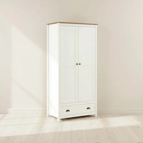 Placard Ropero 2 Puertas Madera Natural-beige Topazio en Madera natural - Roperos y placares, Uruguay | Divino