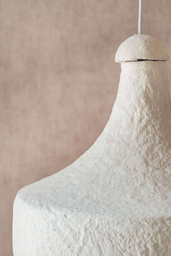 LAMPARA DE TECHO ANTONIA - PAPEL MACHE en Blanco - Lámparas colgantes, Uruguay | La Iberica, vista 2