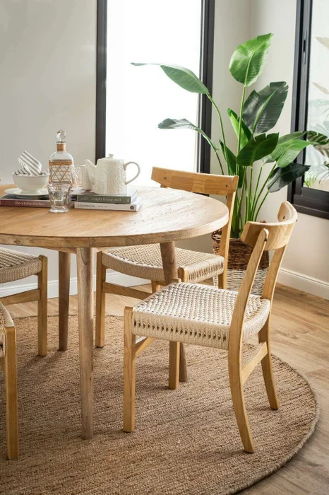 MESA COMEDOR NORDICA - OLMO NATURAL - 1.20 MTS en Madera natural - Mesas de comedor, Uruguay | La Iberica, vista 10