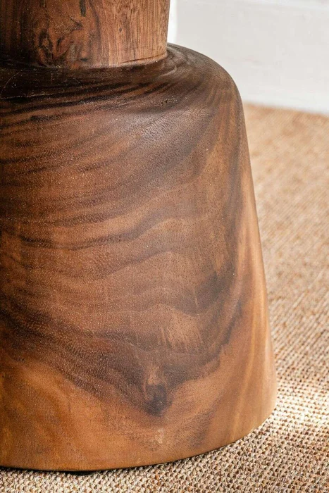 MESA ALMOND - SUAR TOSTADO - DIAMETRO 70 CMS en Marrón - Mesas de living, Uruguay | La Iberica, vista 3