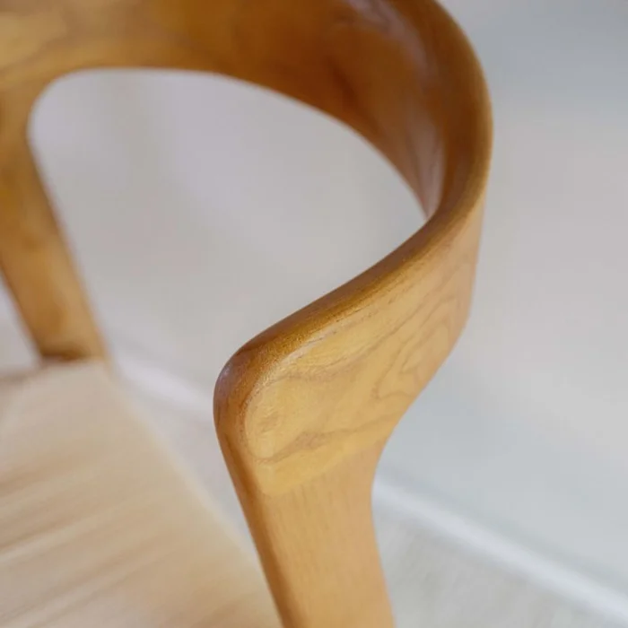 Silla Curvature / Madera y fibra en Blanco - Sillas, Uruguay | Fábrica Italiana, vista 2