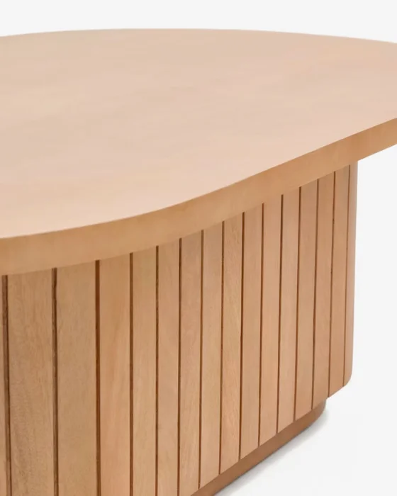 Mesa de centro Licia - de madera maciza de mango 120 x 60 cm en Madera natural - Mesas de living, Uruguay | Kavehome, vista 3