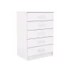 Comodas Cajoneras 5 Cajones Dormitorio Blanco 051 en Blanco - Sillones y sofás, Uruguay | Soy Hogar, vista 2