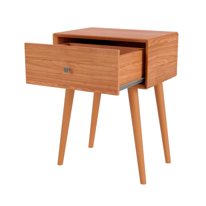 Mesa de Luz Nordica 50cm 100% Mdf C/1 CAJON en Madera natural - Mesas de luz, Uruguay | Balton, vista 7