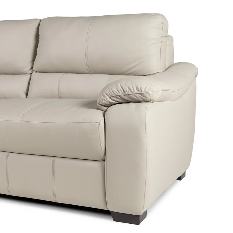 Sofá Portofino - Cuero Básico - 3 cuerpos - Arena - (Preventa) en Beige - Sillones y sofás, Uruguay | Nyr, vista 7