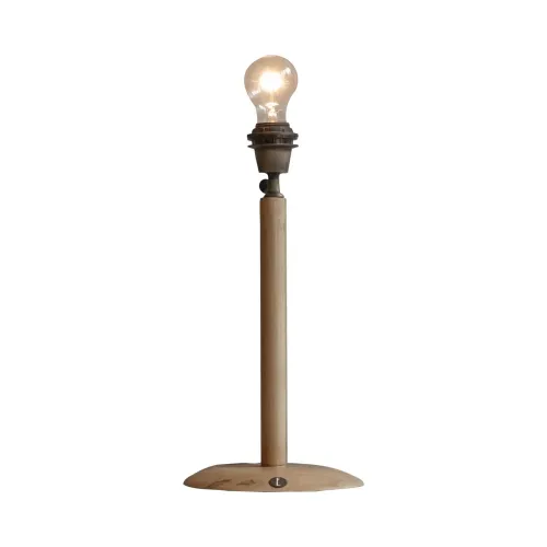 Pie De Lámpara Teca Natural-beige Mercury en Madera natural - Lámparas de mesa, Uruguay | Divino