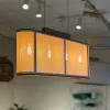 Luminaria colgante eliptica slim en Madera natural - Lámparas colgantes, Uruguay | FMB, vista 1 de 2