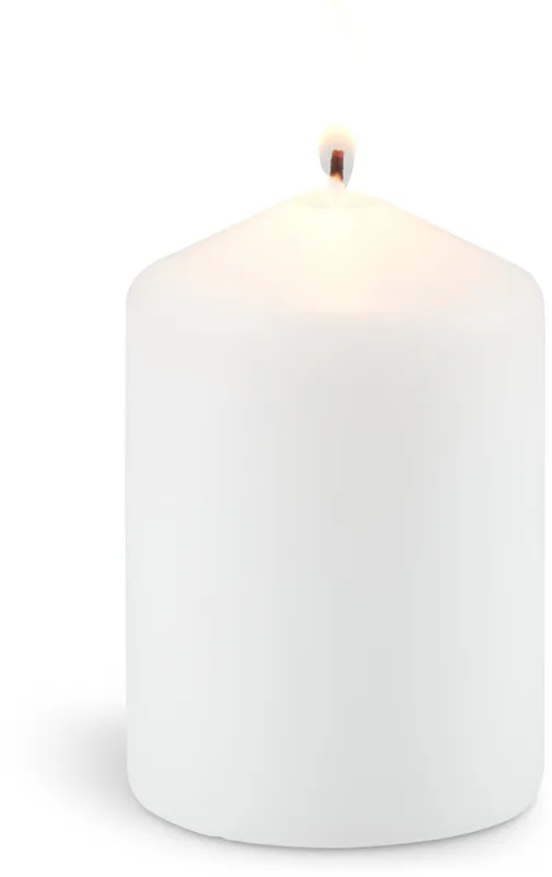 Vela pilar TORALF Ø7xA10cm blanco en Blanco - Velas y Portavelas, Uruguay | JYSK