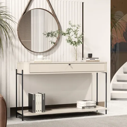 Recibidor 120CM - Linea Tucupi en Beige - Aparadores y recibidores, Uruguay | Balton