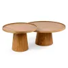 MESA DE LIVING ELARA BAJA CINAMOMO NATURAL 80X80X36H CM en Madera natural - Mesas de living, Uruguay | Vinibel, vista 4 de 4