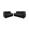 Juego De Living Sillon 3+2 Cuerpos Sofa Pu Negro Cordoba - Sillones y sofás, Uruguay | Soy Hogar, vista 2
