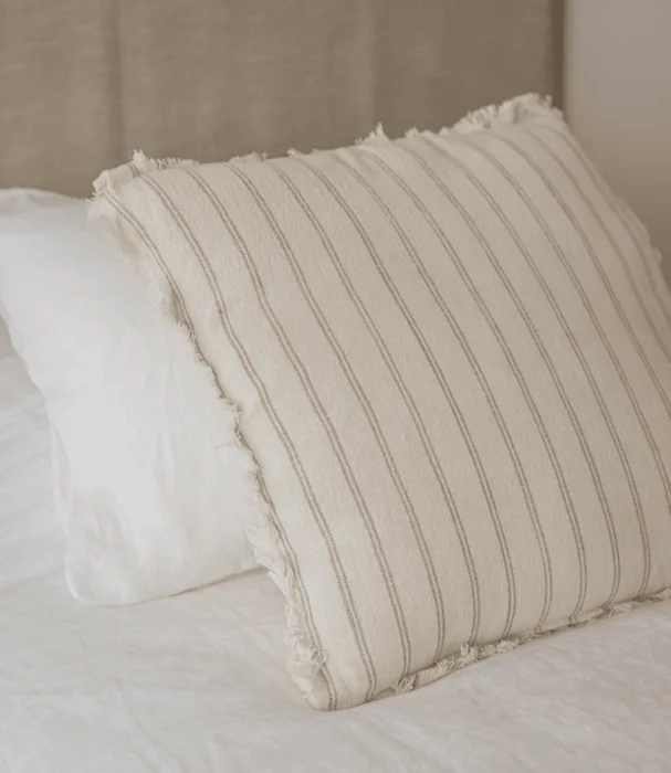 ALMOHADON LINO NATURAL en Beige - Textiles, Uruguay | Más Infinito Casa