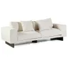 SOFA NEW YORK 3 PLAZAS TELA CAMARGUE NIEVE 230X100X62H CM en Off-white - Sillones y sofás, Uruguay | Vinibel, vista 2 de 3