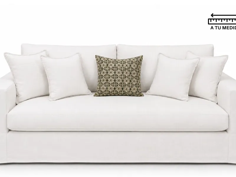 Sofá 3 cps Desenfundable 2.00m en Blanco - Sillones y sofás, Uruguay | Finkel