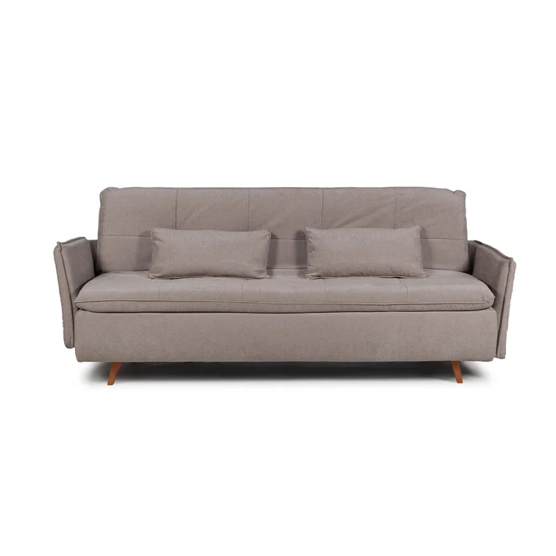 Sofá Cama Maira - C/Brazos - Tela Microfibra - 10287 (Tostado) en Marrón - Sillones y sofás, Uruguay | Nyr, vista 4