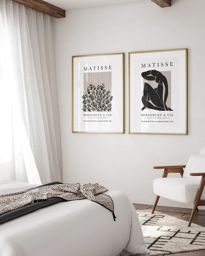 Matisse - Black & beige en Multicolor - Láminas, Uruguay | La Cuadrería, vista 2
