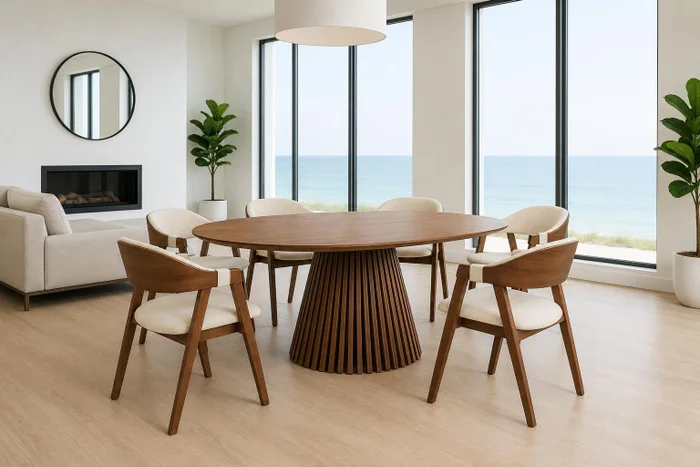 SILLA ZENIT madera tono Roble Carvalho en Marrón - Muebles, Uruguay | Indrana