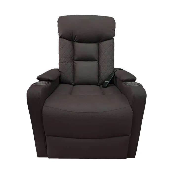 Poltrona Sillón Reclinable con Elevación - Liberty en Marrón - Sillones y sofás, Uruguay | Delta Center, vista 3