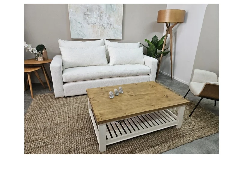 Mesa de Living RÚSTICA MUESTRA en Madera natural - Mesas de living, Uruguay | Finkel, vista 4