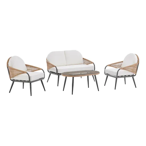 Juego Muebles De Jardin Santorini - Muebles para el exterior, Uruguay | Rústico Hogar