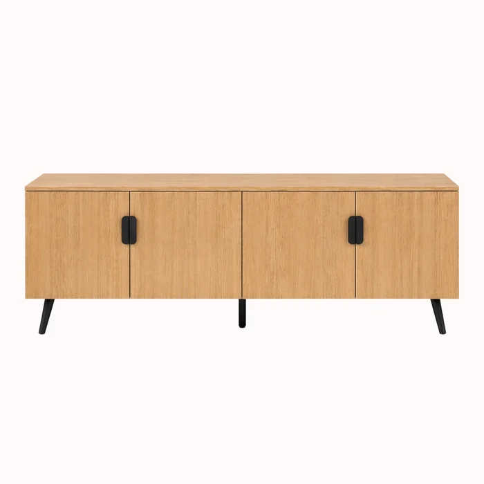 RACK QUEBEC en Madera natural - Muebles para TV, Uruguay | Forum Design