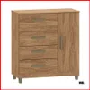 Comoda 4 cajones + puerta – Leme - Cómodas, Uruguay | Punto Unión, vista 1 de 10